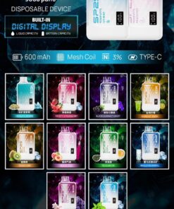零度冰川的智能革命！SP2S GEM 9000口 帶螢幕拋棄式電子煙